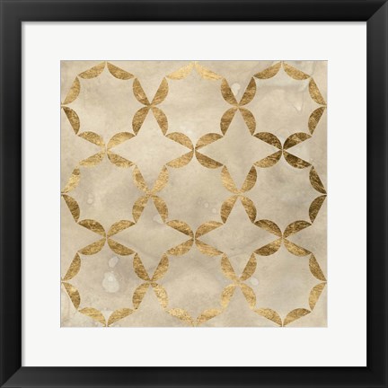 Framed Tile Tableau V Print