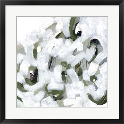 Framed Snow Lichen I Print