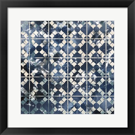 Framed Tile-Dye V Print