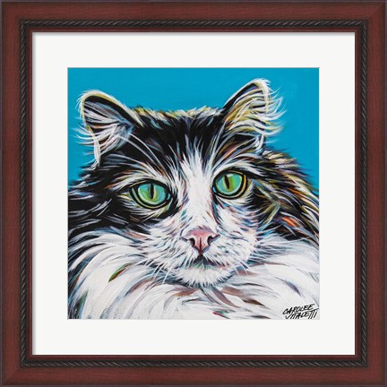 Framed High Society Cat II Print