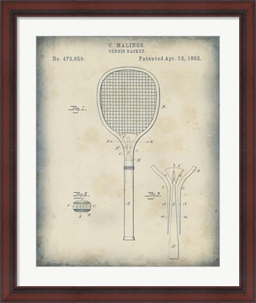 Framed Patented Sport IV Print