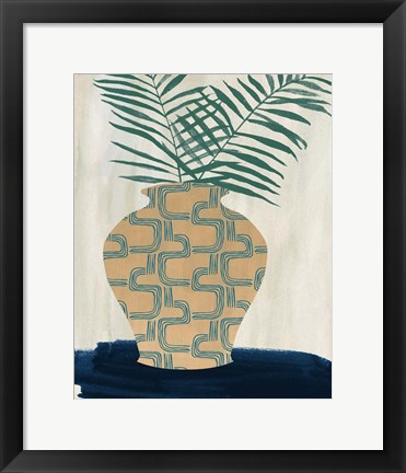 Framed Palm Branches II Print
