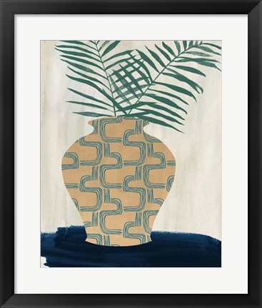Framed Palm Branches II Print