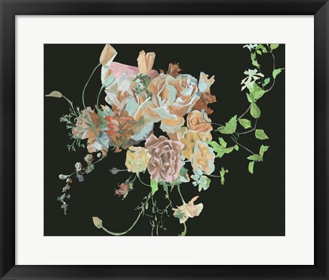 Framed Blooming in the Dark II Print