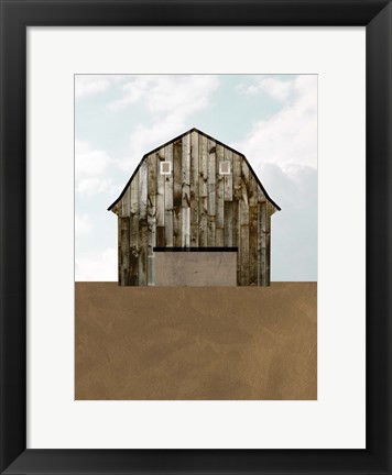 Framed Barn&#39;s Portrait I Print
