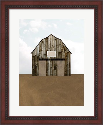 Framed Barn&#39;s Portrait IV Print