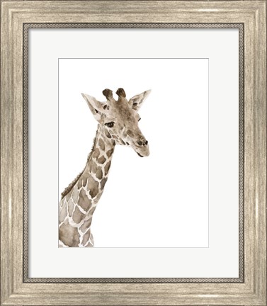 Framed Safari Animal Portraits II Print