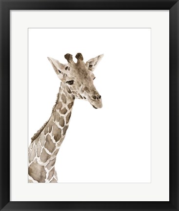 Framed Safari Animal Portraits II Print