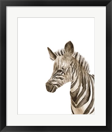 Framed Safari Animal Portraits IV Print