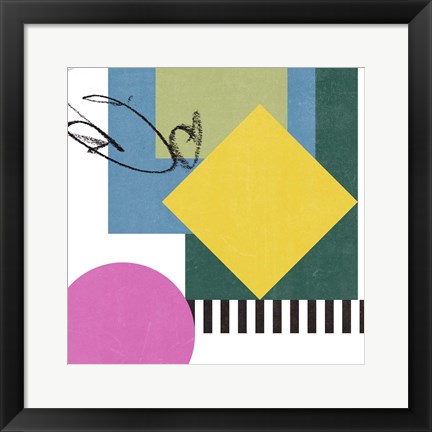 Framed Pianist IV Print