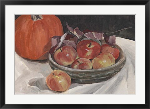 Framed Autumn Apples II Print