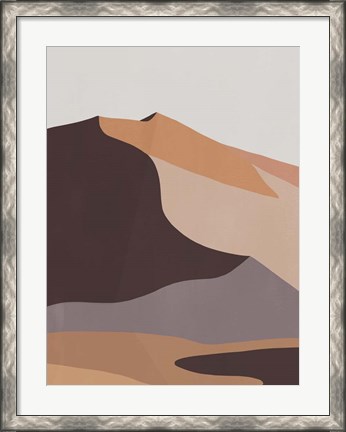Framed Desert Dunes II Print