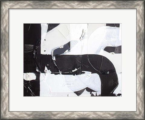 Framed Racetrack Diptych II Print