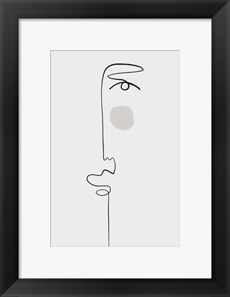 Framed Faces 1 Print