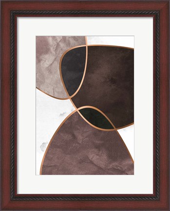 Framed Velvet Shapes 4 Print