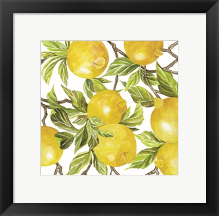 Framed Lemon Square Print