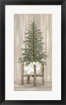 Framed Potted Tree II Print