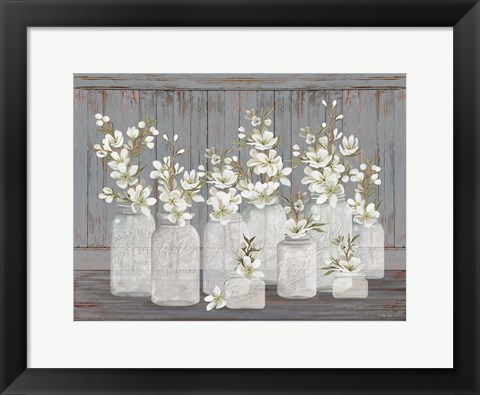 Framed Floral Blooms Print