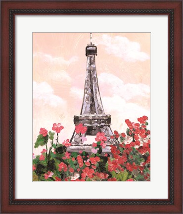 Framed Flower Tower Print