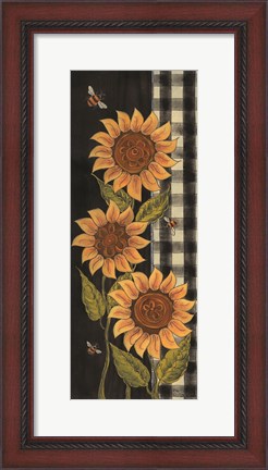 Framed Farmhouse Sunflowers I Print