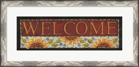 Framed Warm Welcome II Print