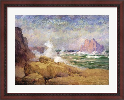 Framed Ocean and the Bay Print