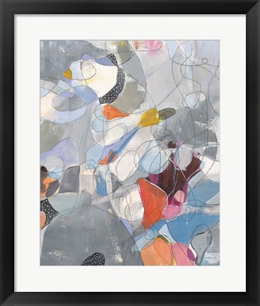 Framed Line Abstract Print