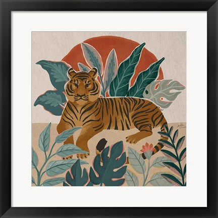 Framed Big Cat Beauty III Print