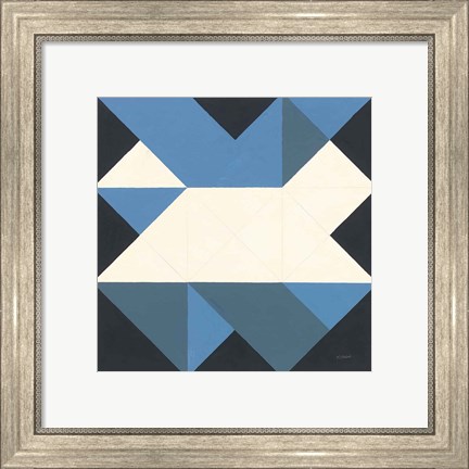 Framed Triangles III Print