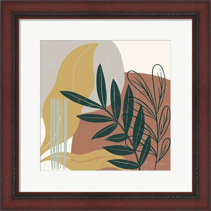 Framed Mid Century Modern II Light Print