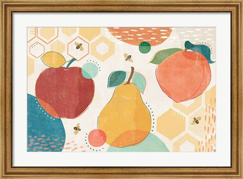 Framed Fruit Frenzy I Print