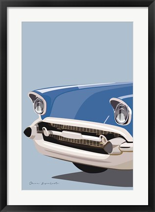 Framed American Vintage Car II Print