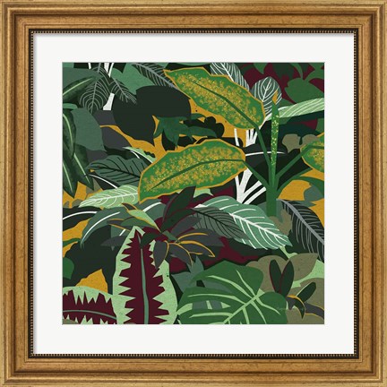Framed Jungle Safari I Print