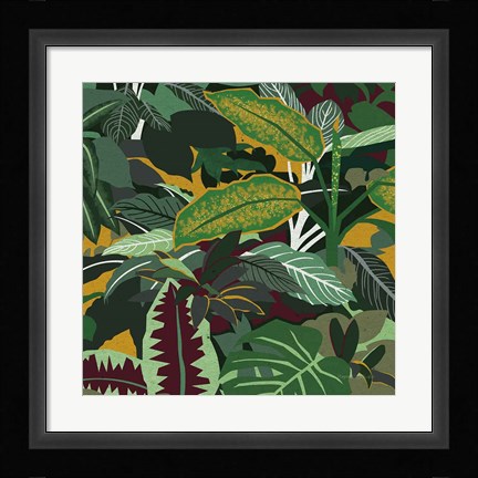 Framed Jungle Safari I Print