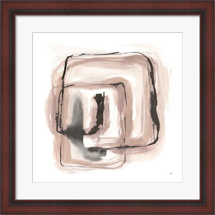 Framed Lost in Squares III Print