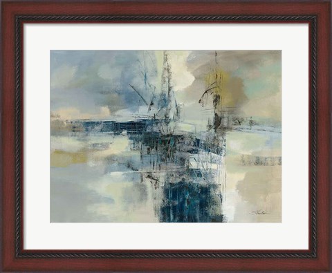 Framed Sea Port Print