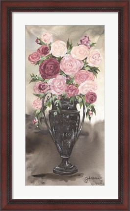 Framed Ranunculus Topiary Print