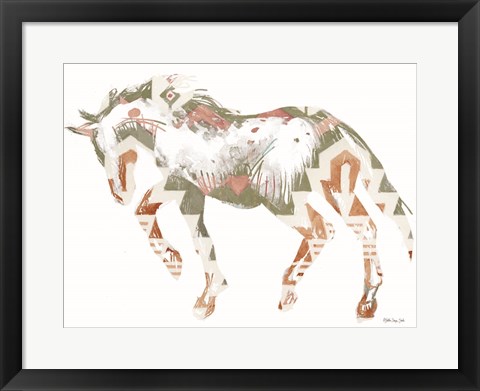 Framed Navajo Horse 2 Print