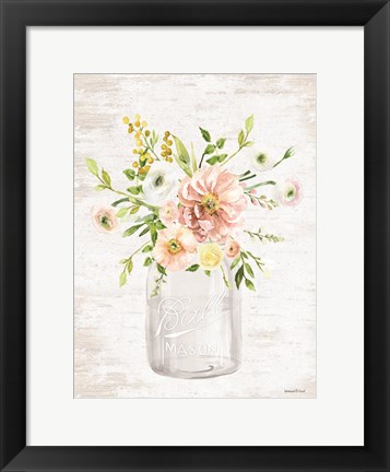 Framed Floral Bouquet 1 Print