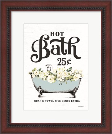 Framed Hot Bath Print