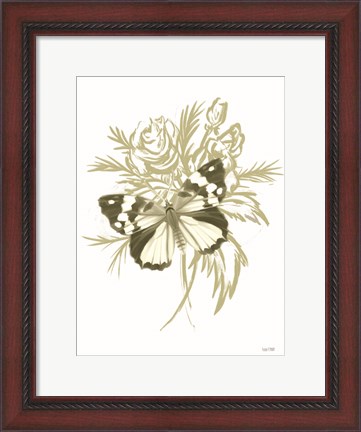Framed Sage Butterfly Print