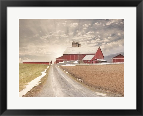 Framed Belleville Farm Print