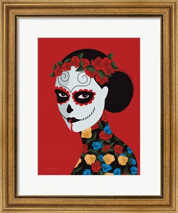 Framed Dia de Los Muertos II Print