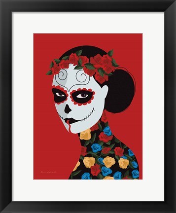 Framed Dia de Los Muertos II Print