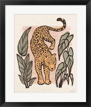 Framed Jungle Cats I Print