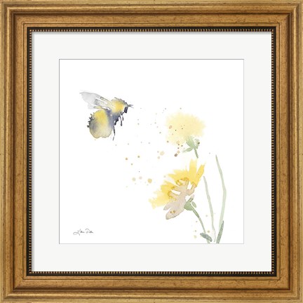 Framed Sunflower Meadow IV Print