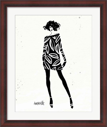 Framed Style Sketches IV Print