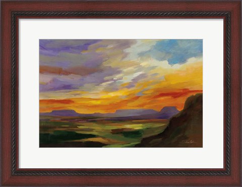 Framed Sonoran Desert Sunset Print