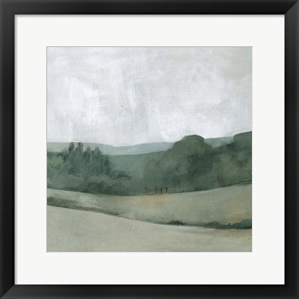Framed Soft Evening Landscape II Print