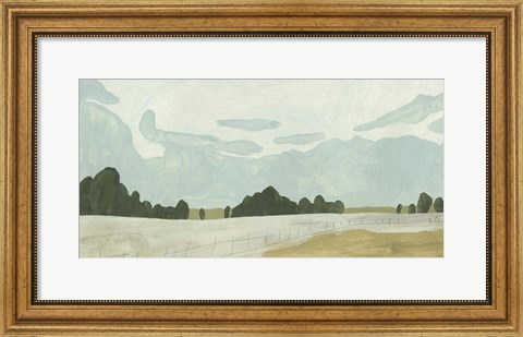 Framed Farmland Study II Print